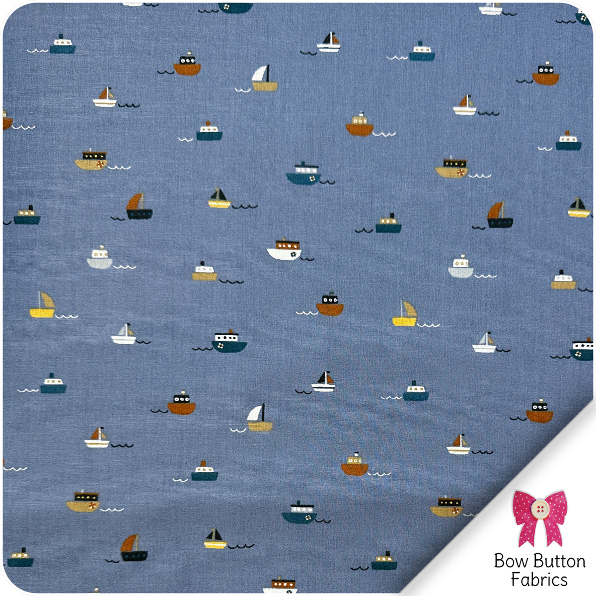 European Woven Bow Button Fabrics