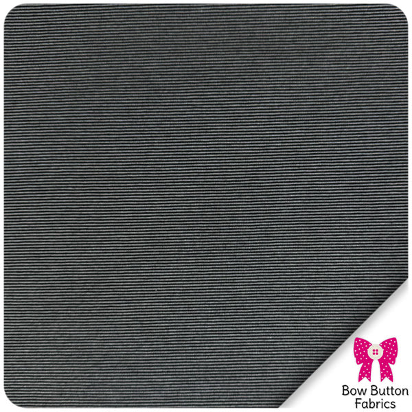 CL Jersey - Micro Stripe Black/Charcoal