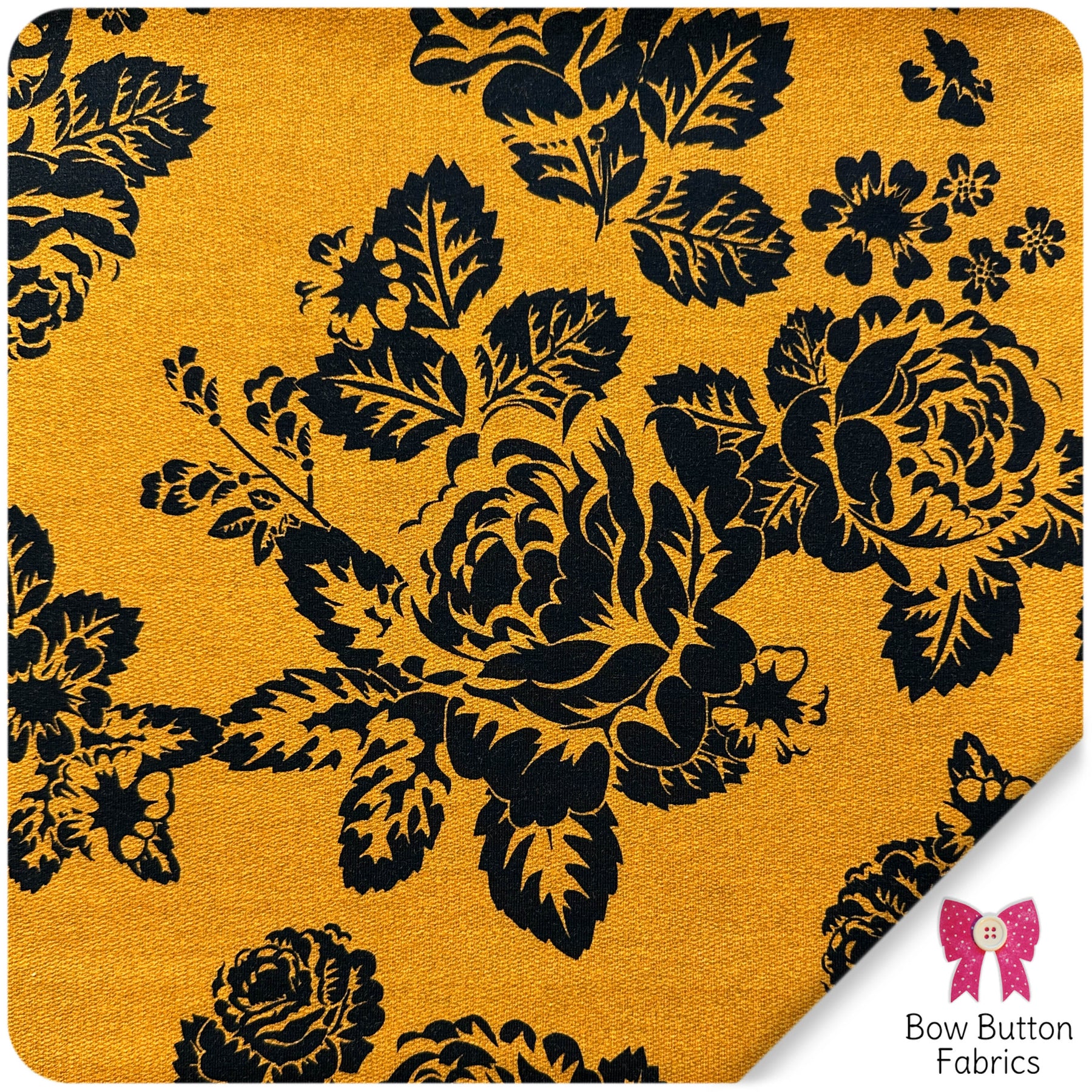 Floral Bow Button Fabrics