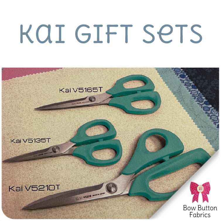 KAI Scissors - 3 Piece Gift Set– Bow Button Fabrics